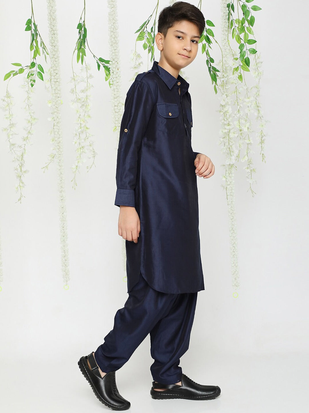 Kids Blue Pathani Kurta dress | Traditional Indian Ethnic Wear