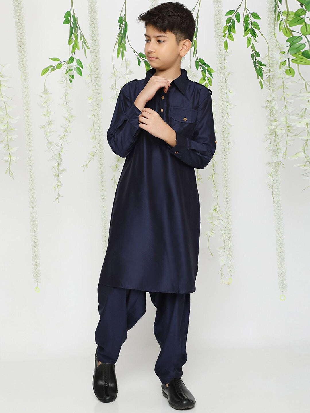 Kids Blue Pathani Kurta dress | Traditional Indian Ethnic Wear