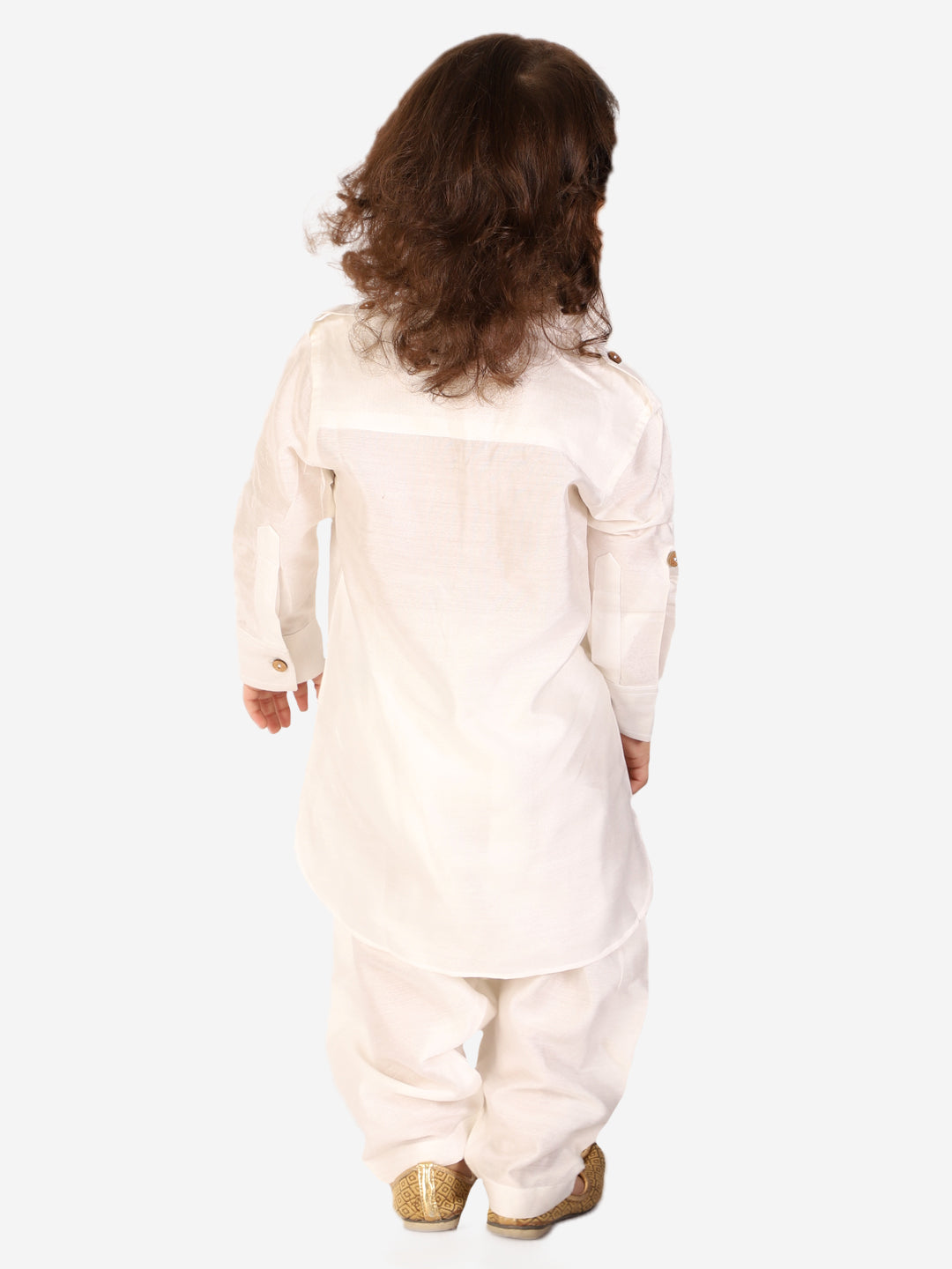 Kids White Pathani Kurta Dress | Traditional Indian Ethnic Wear